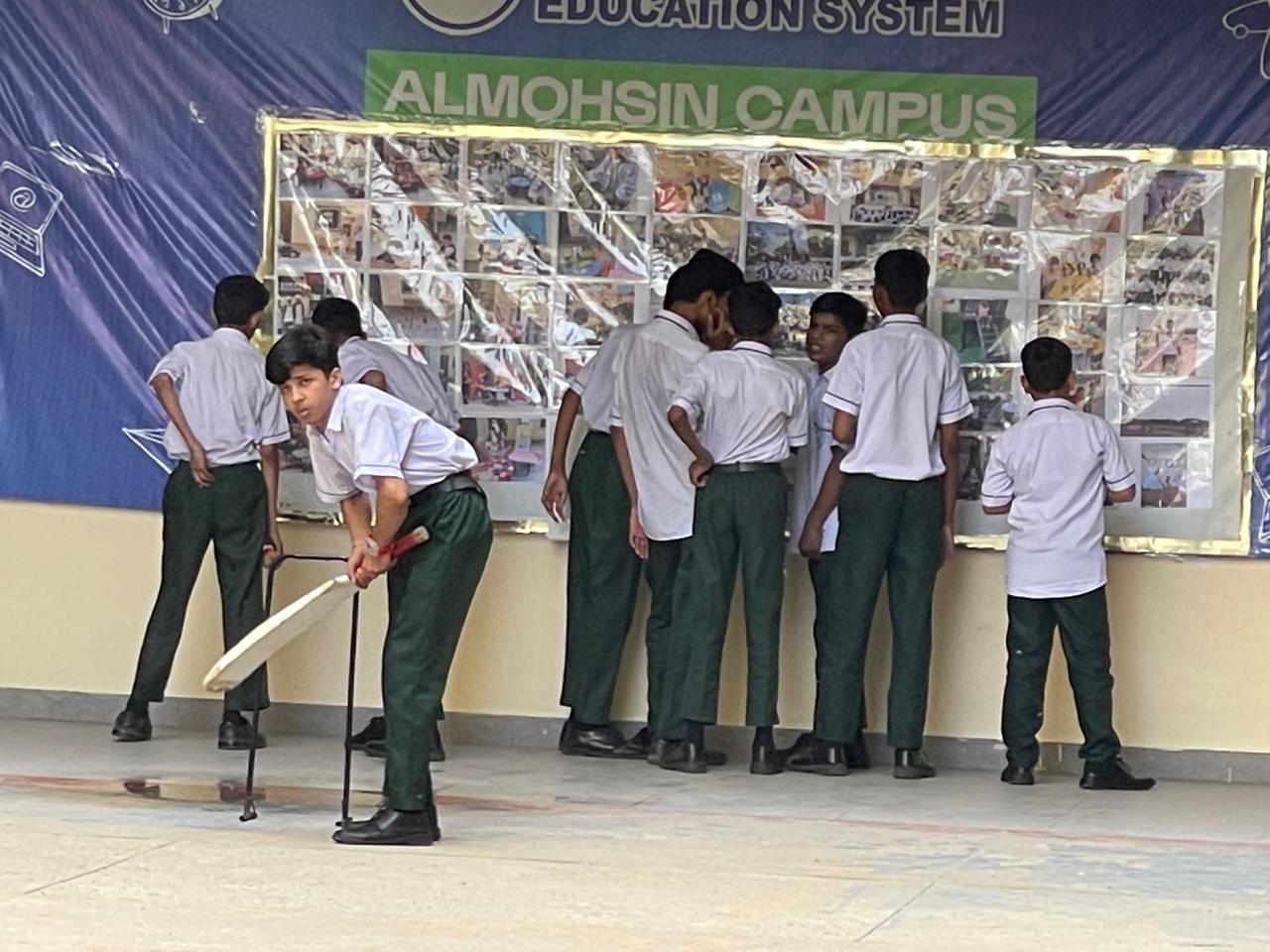 School Cricket Team Match
